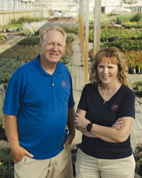 Alan and Rita Weiss Owners of PVN Nursery